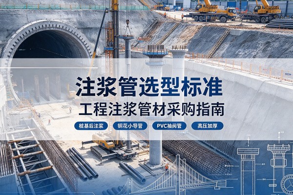 来宾注浆管选型标准