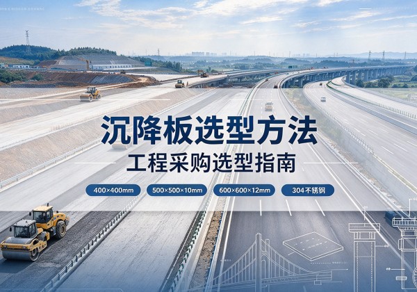 来宾沉降板选择方法